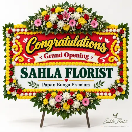 Papan Bunga Ucapan Selamat Rs Dharmais