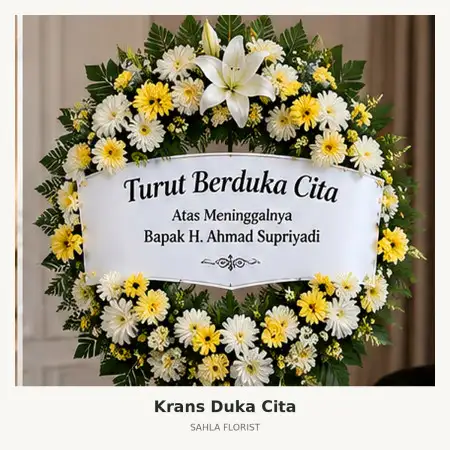 Krans Bunga Duka Rs Dharmais