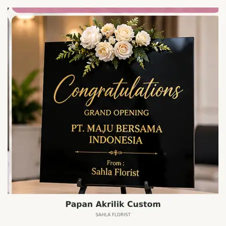 Papan Bunga Akrilik Rs Dharmais